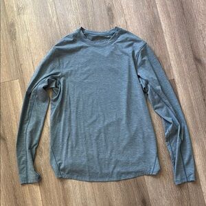 Lululemon Athletica Gray Long Sleeve Tee Soft Knit